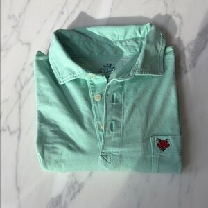 Peter Millar Kids Light Green Polo Shirt